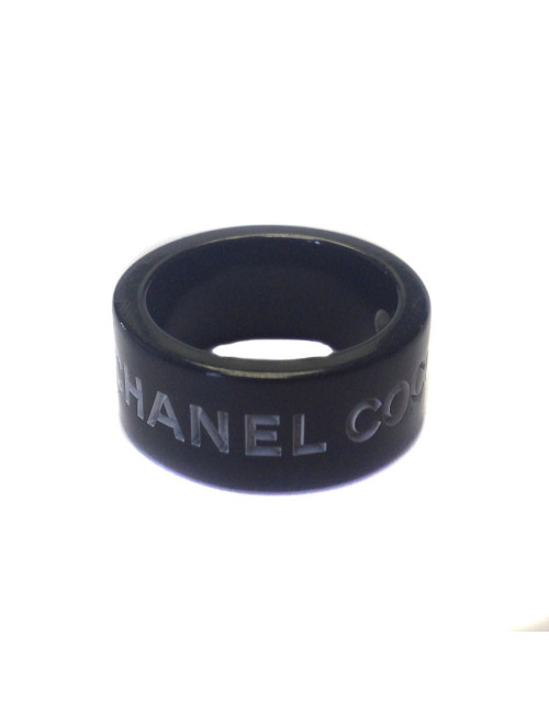 Bague  CHANEL   t ??  "coco chanel" noire