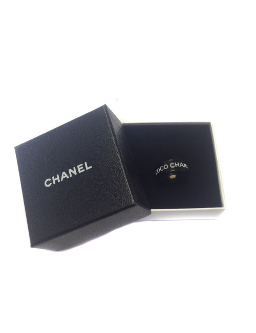 Bague  CHANEL   t ??  "coco chanel" noire
