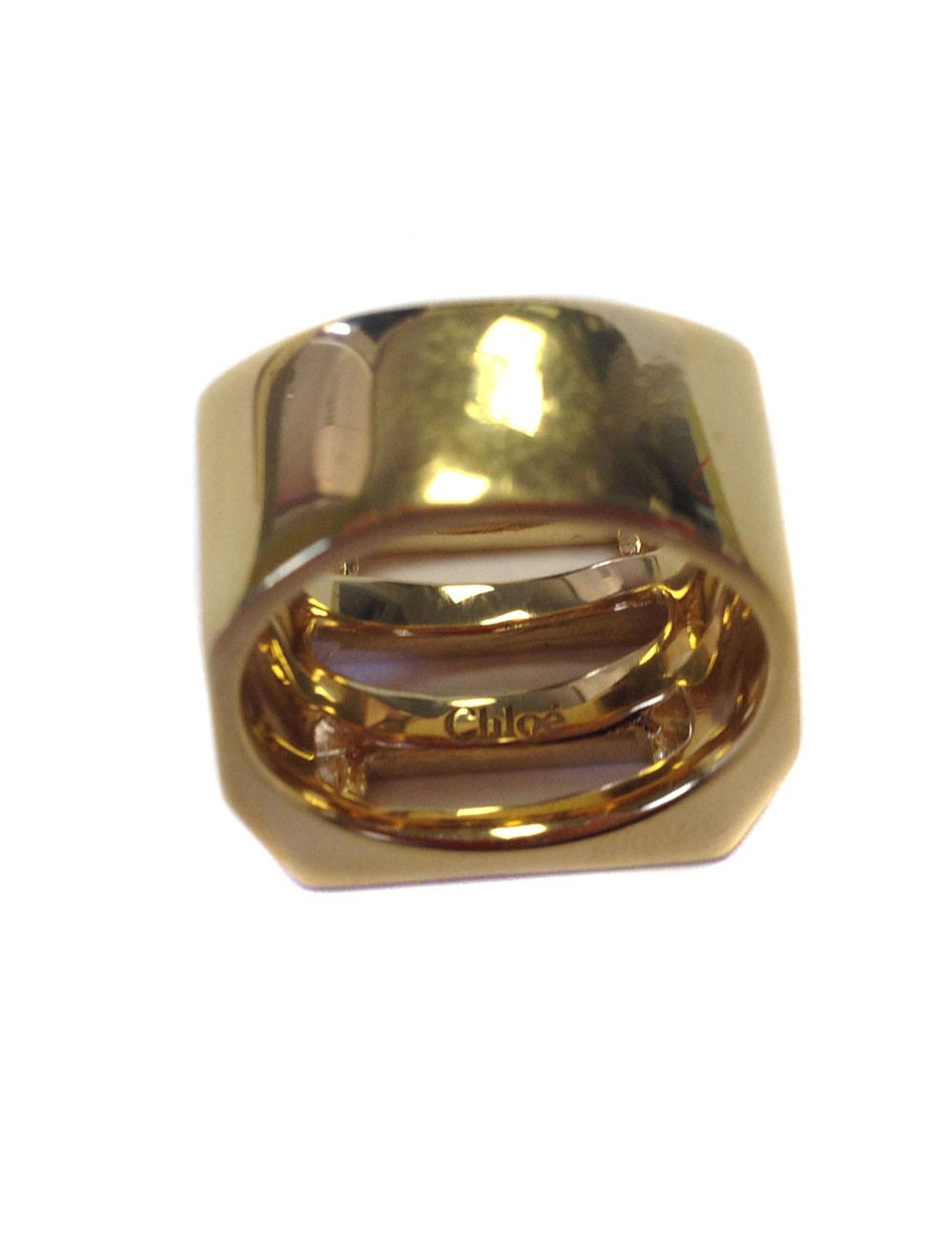 bague CHLOE taille M laiton doré