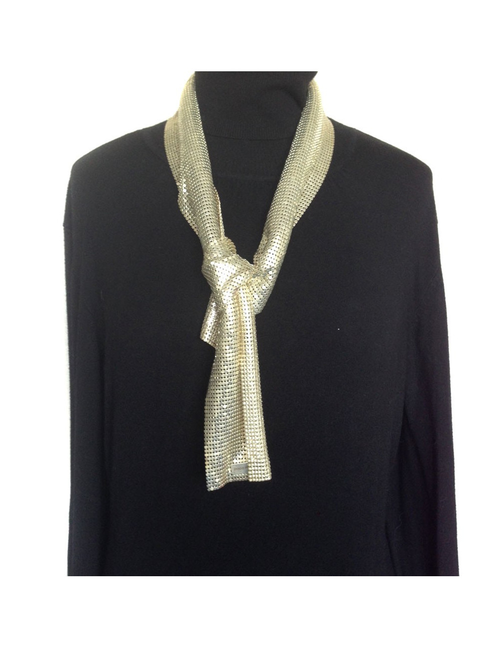 Tie PACO RABANNE chainmail mesh Vintage