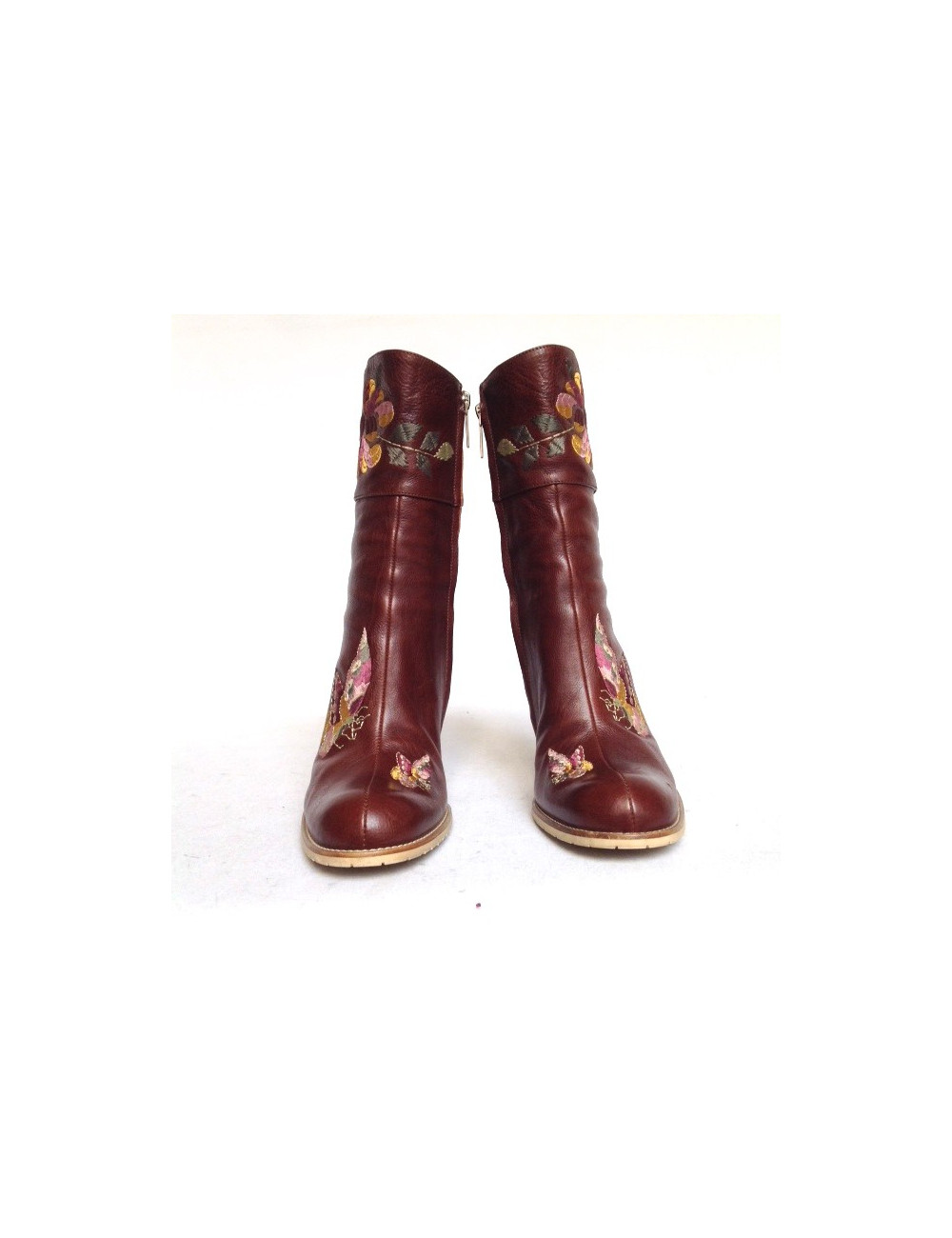 bottes à talons aiguilles DIOR t 38.5 en cuir 