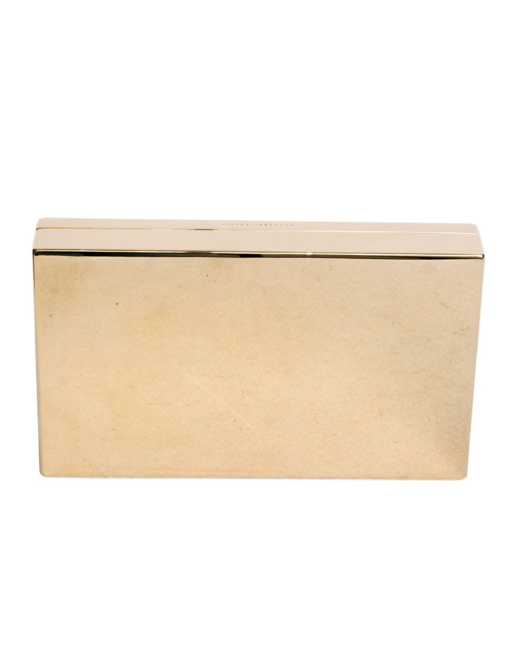 Bag clutch VICTORIA BECKHAM in python fushia and gold brass