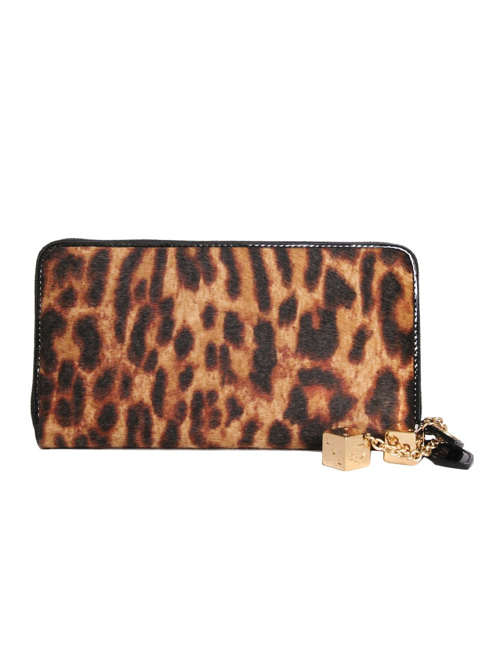 Portefeuille DIOR poulain façon leopard