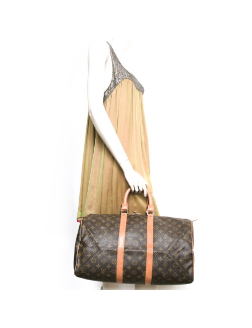 Keepall 45 LOUIS VUITTON monogram canvas bag