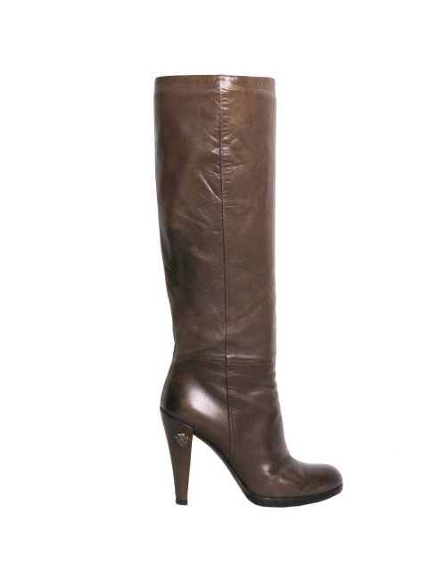 Heels Gucci T 38 brown leather boots