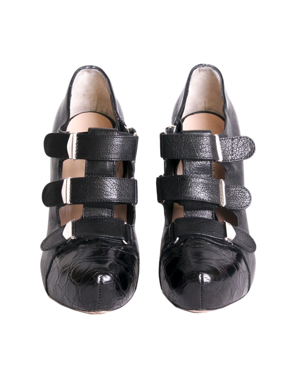 Pumps ALESSANDRO DELL'ACQUA T 36.5 in black leather