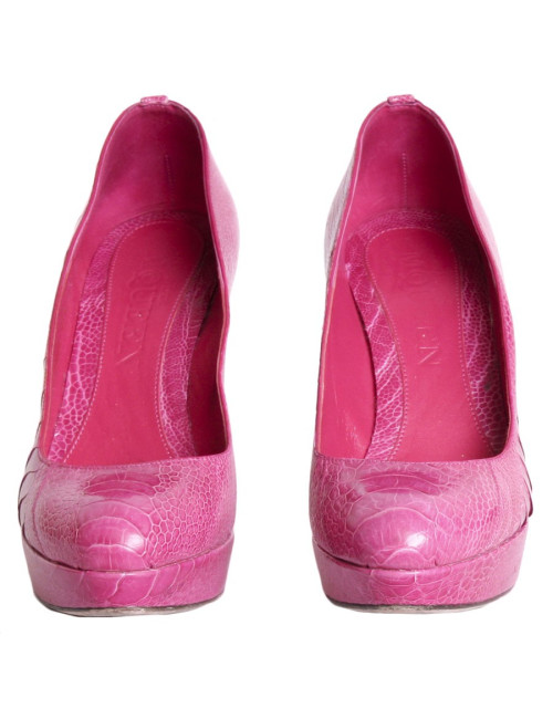 ALEXANDER MCQUEEN shoes 37.5  pink fushia