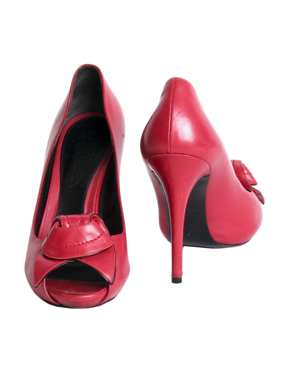 Escarpins ALEXANDER MCQUEEN T 38  en cuir rouge