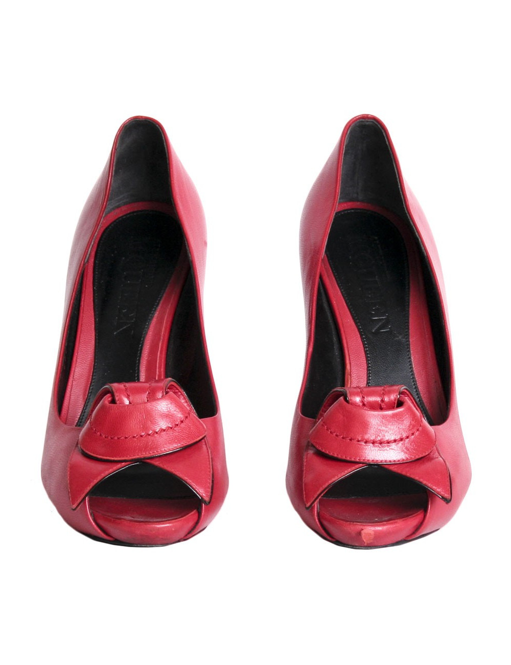 Escarpins ALEXANDER MCQUEEN T 38  en cuir rouge