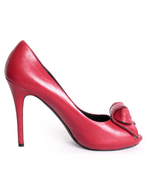 Shoes ALEXANDER MCQUEEN T 38 red leather