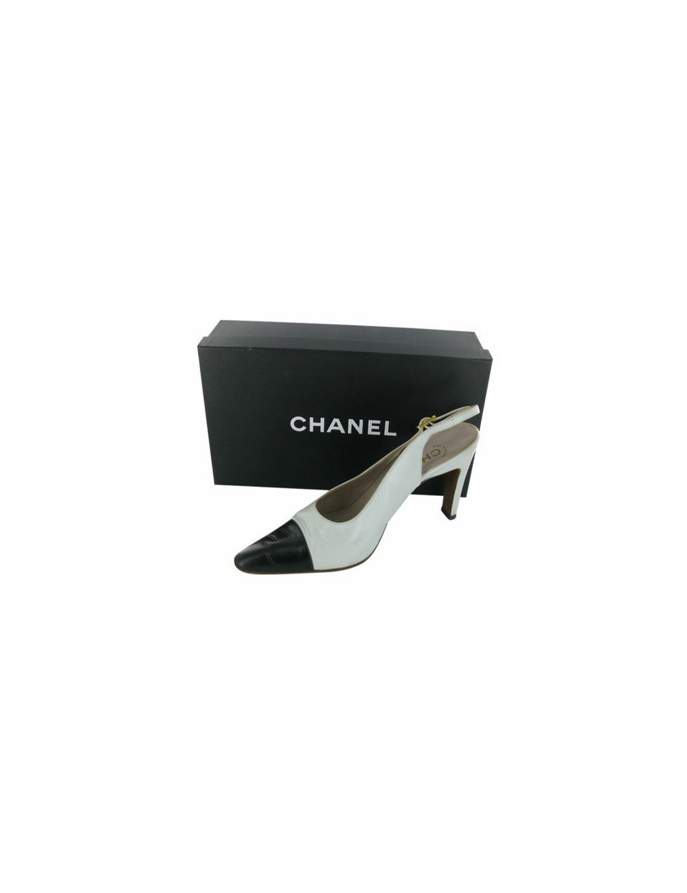 Escarpins CHANEL T 40 bicolores