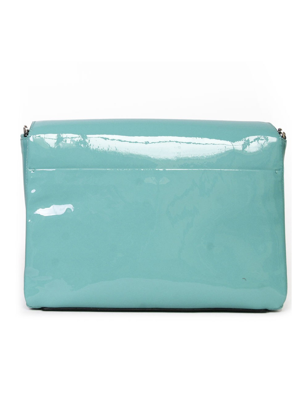 Sac Varenne de LANCEL  cuir verni turquoise