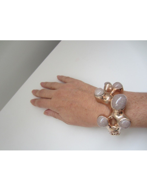 Glittery pink CHANEL bracelet