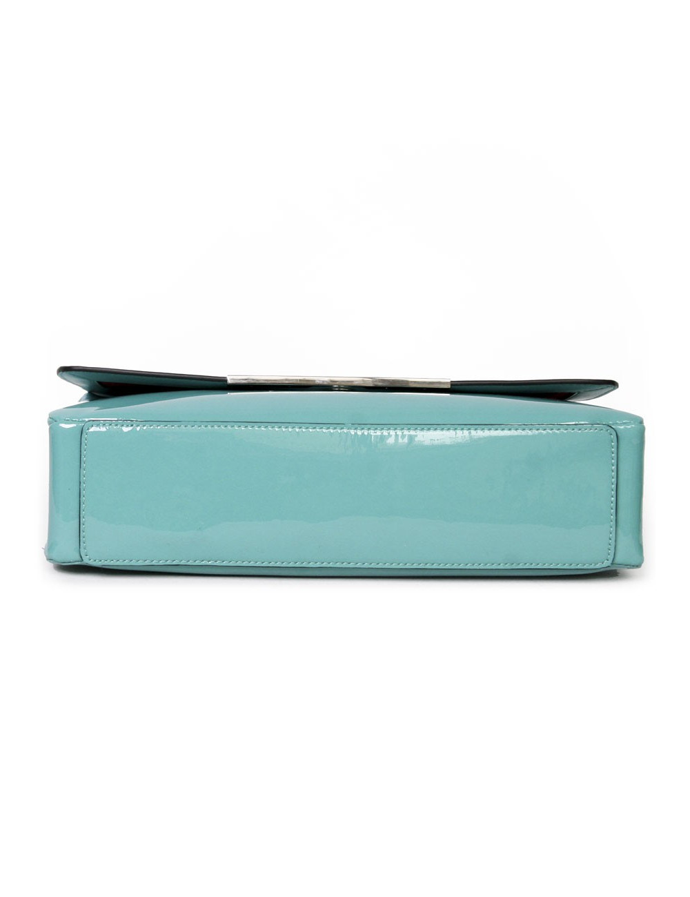 Sac Varenne de LANCEL  cuir verni turquoise