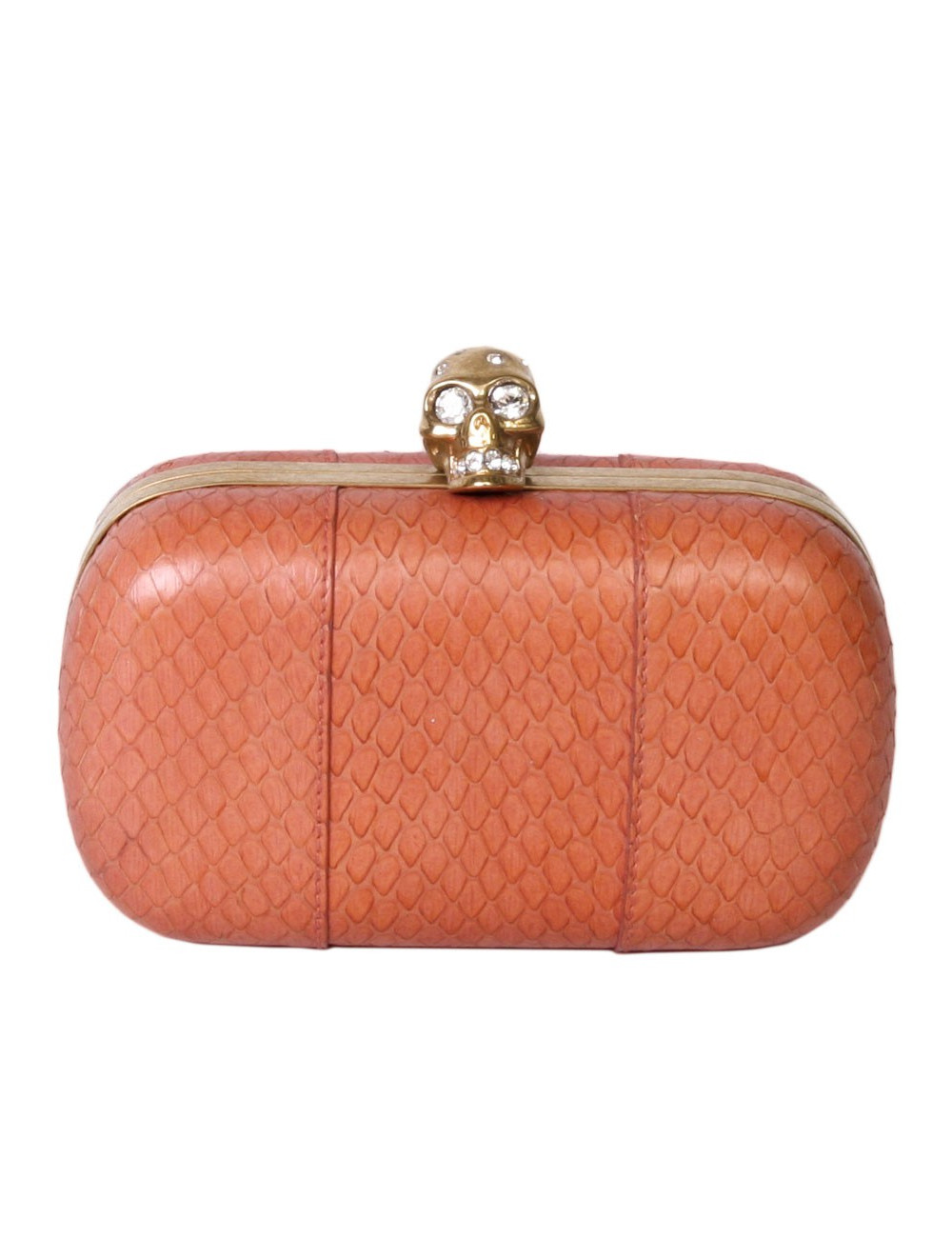 Pochette Mc QUEEN python orange