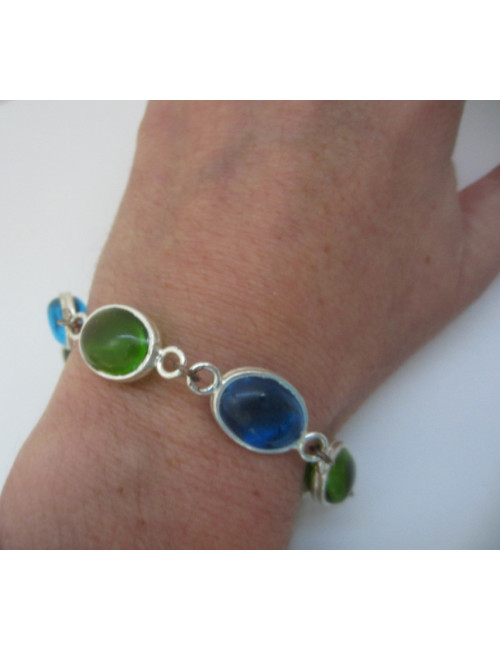 MARGUERITE de VALOIS molten glass bracelet