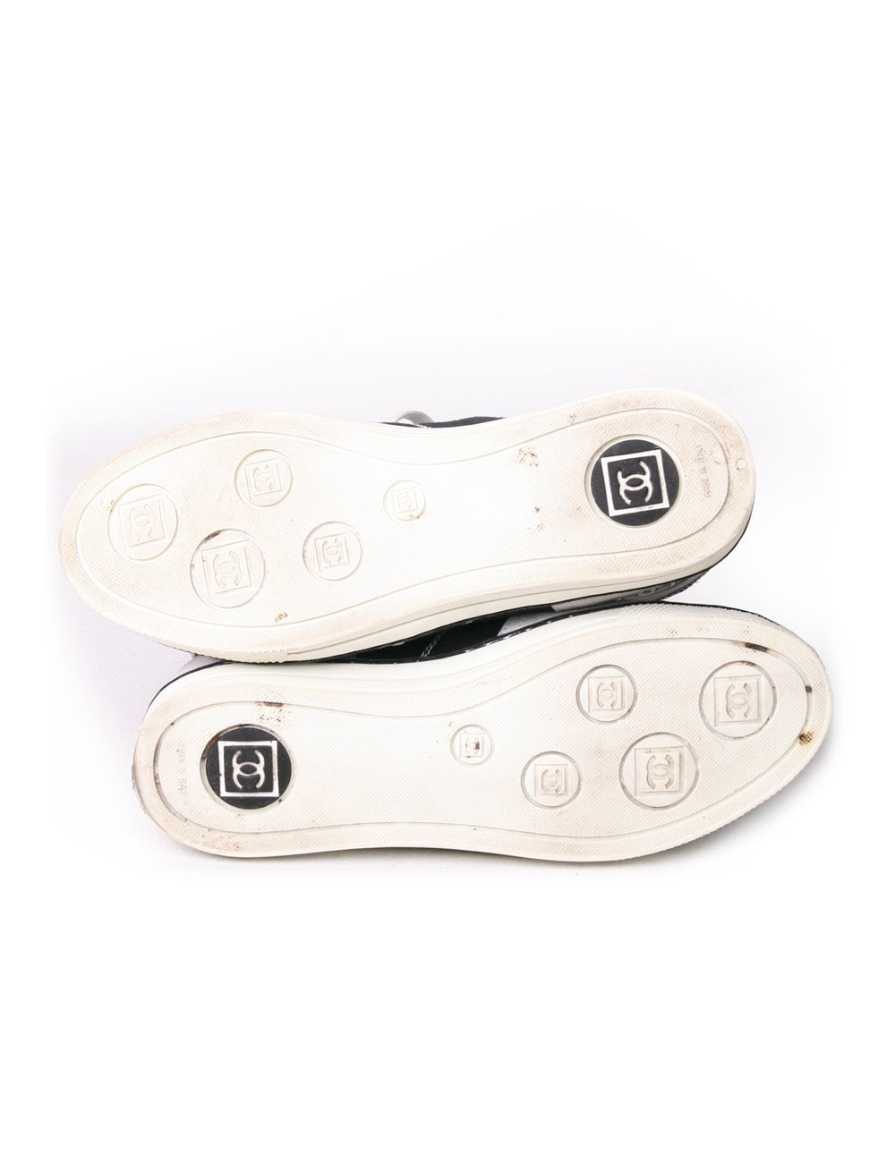 Baskets CHANEL T 37 bicolores