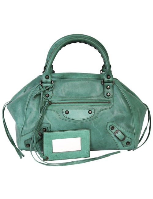 Sac BALENCIAGA  vert éméraude