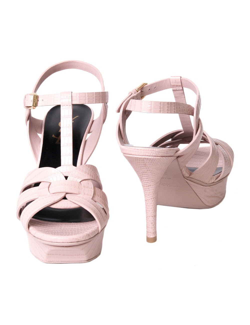 Sandales YVES SAINT LAURENT T 35.5 rose pâle