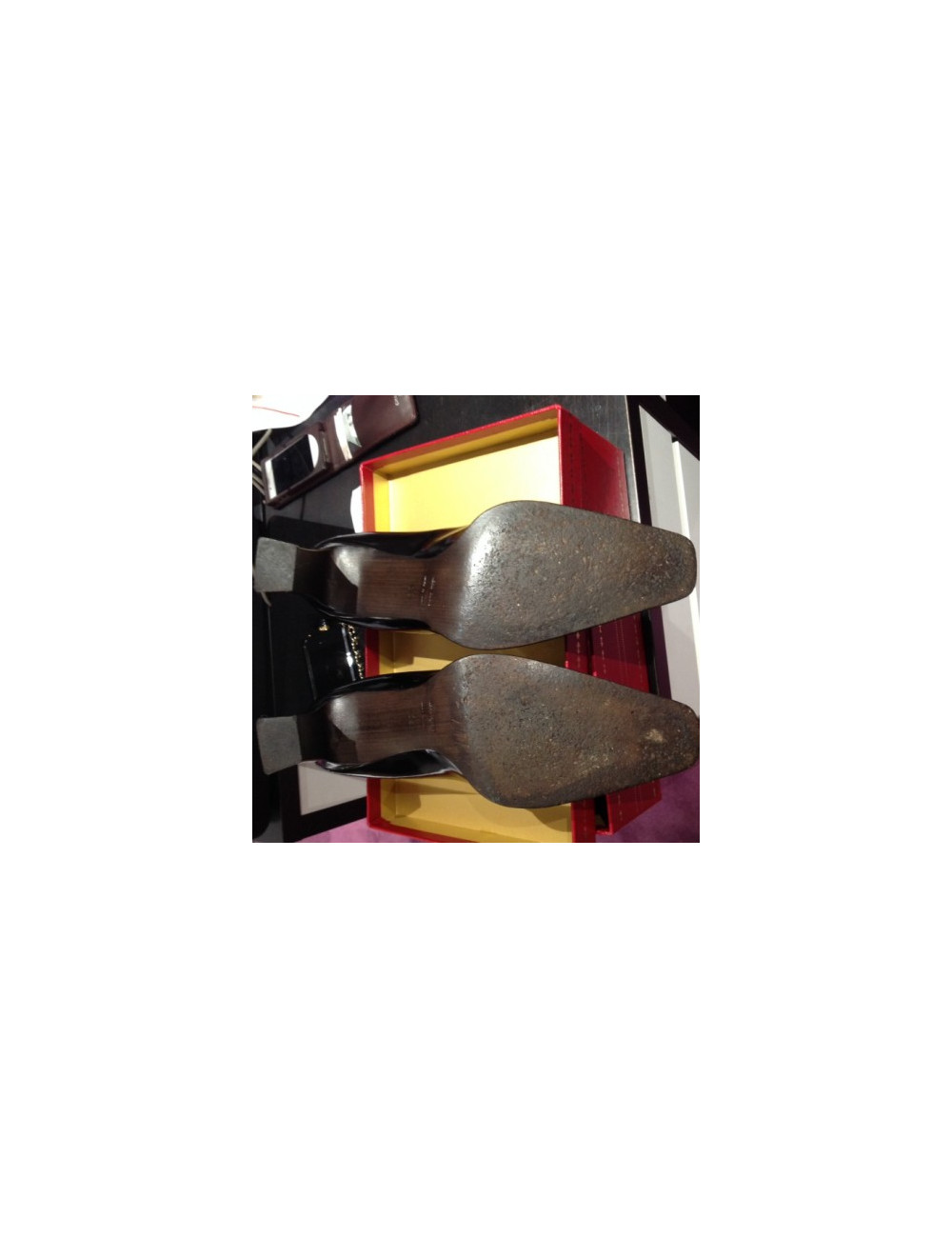 SONIA RYKIEL T39 Black patent leather pumps