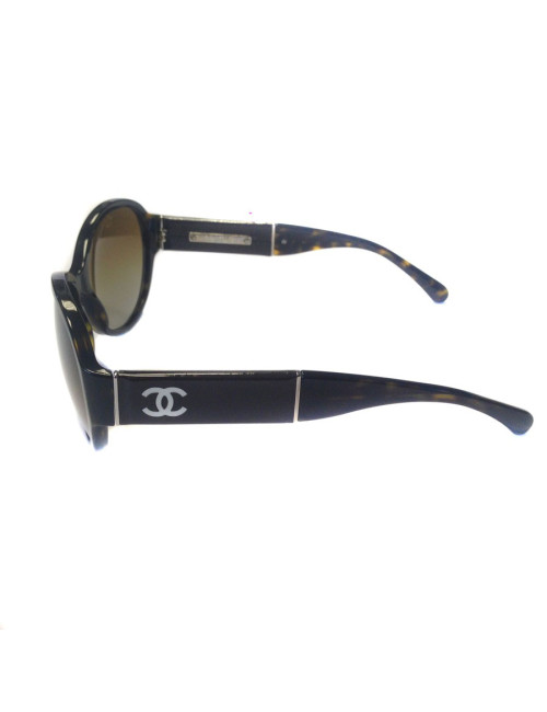 CHANEL way Brown tortoiseshell sunglasses
