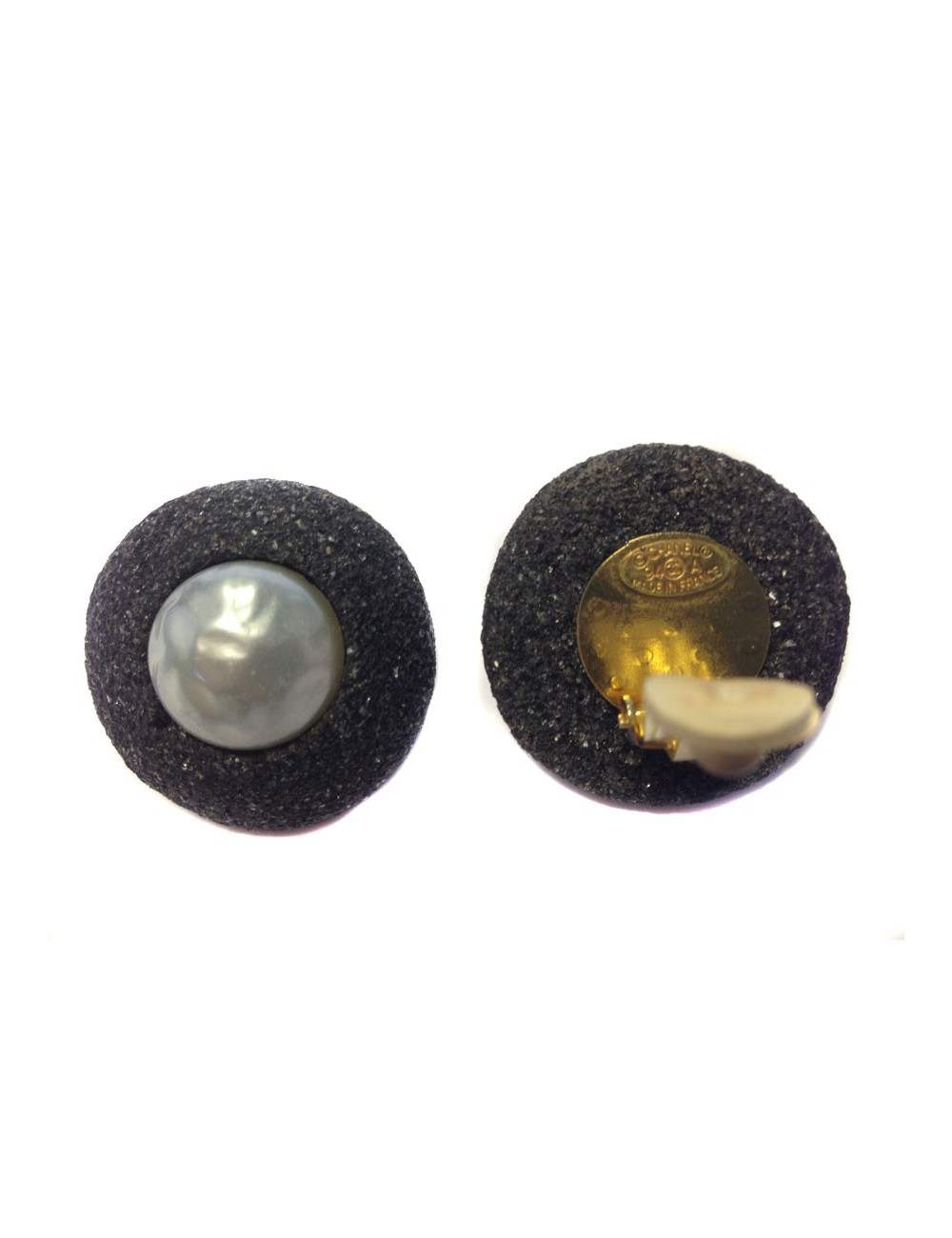 Boucles d'oreille clips CHANEL  Vintage