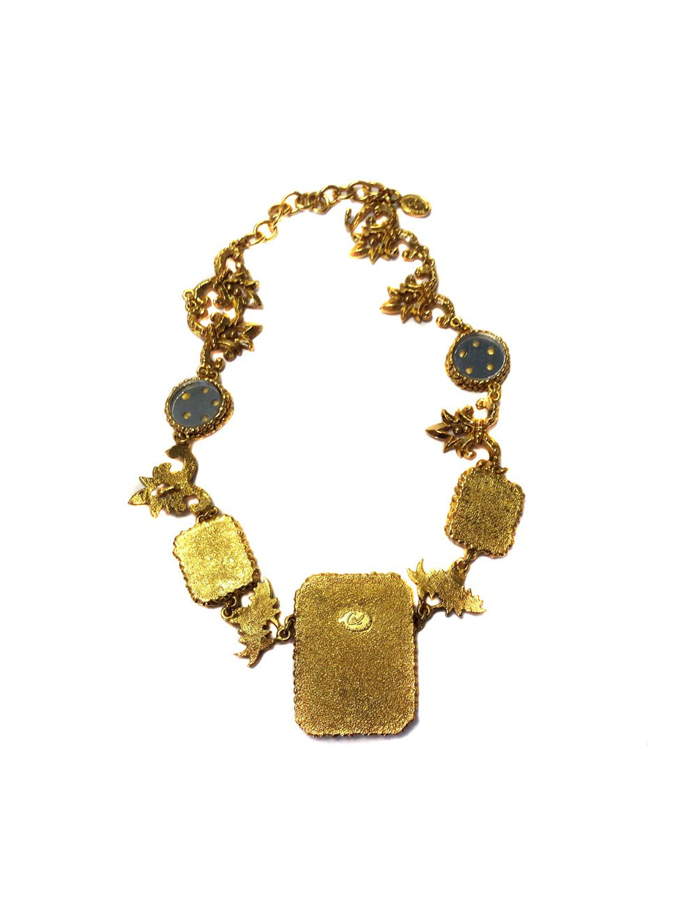 CHRISTIAN LACROIX mirrors Vintage necklace