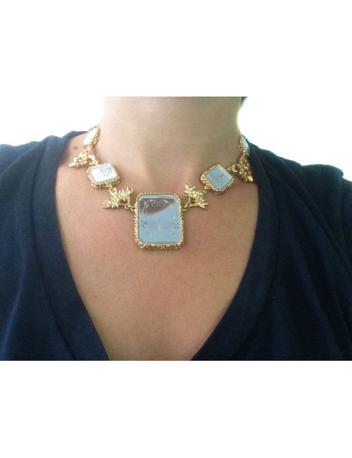CHRISTIAN LACROIX mirrors Vintage necklace