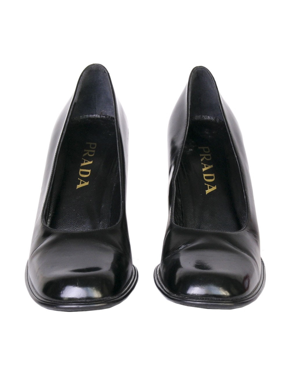 Escarpins PRADA T 39.5 cuir 