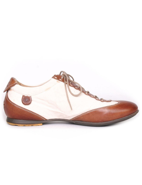 LA MARTINA T 37 canvas and leather shoes