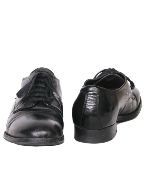 Mocassins ANATOMICA T7 cuir lisse noir