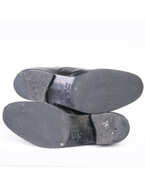 Mocassins ANATOMICA T7 cuir lisse noir