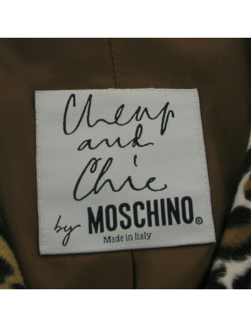 Way leopard MOSCHINO jacket