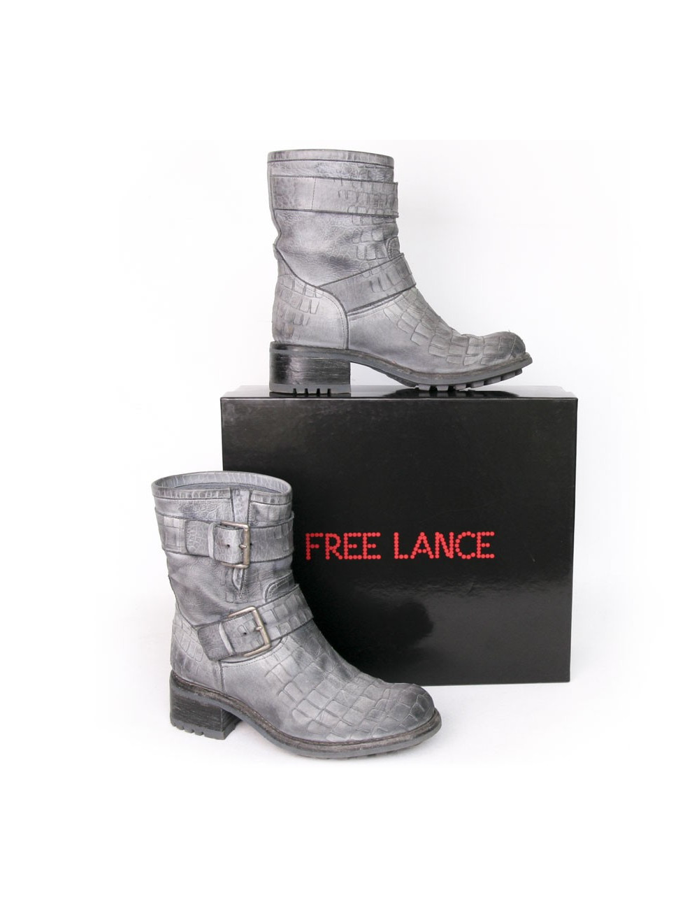 Bottines FREE LANCE " Biker 4 mini straps " T 40