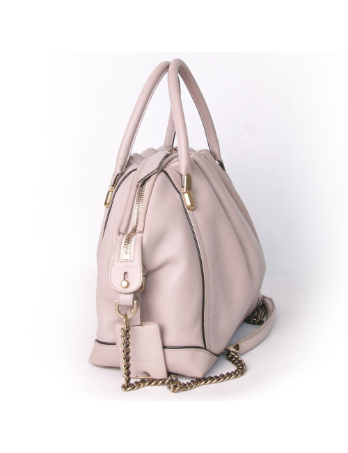 NINA RICCI 'La Rue' bag in powder pink leather