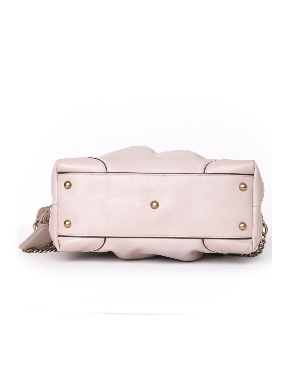 Sac NINA RICCI cuir rose vieilli