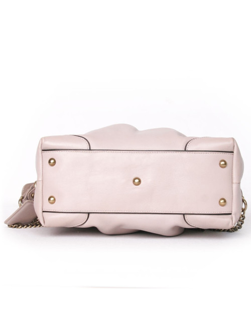 NINA RICCI 'La Rue' bag in powder pink leather