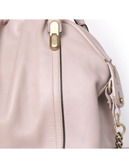 NINA RICCI 'La Rue' bag in powder pink leather