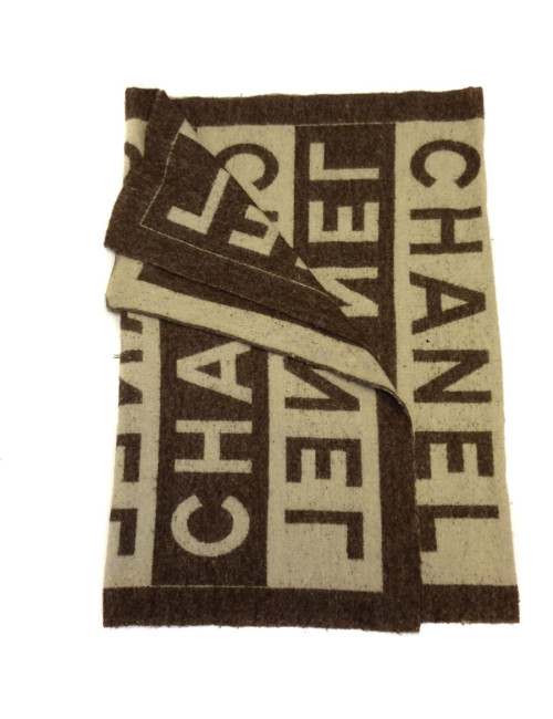 Plaid CHANEL in Brown and beige wool
