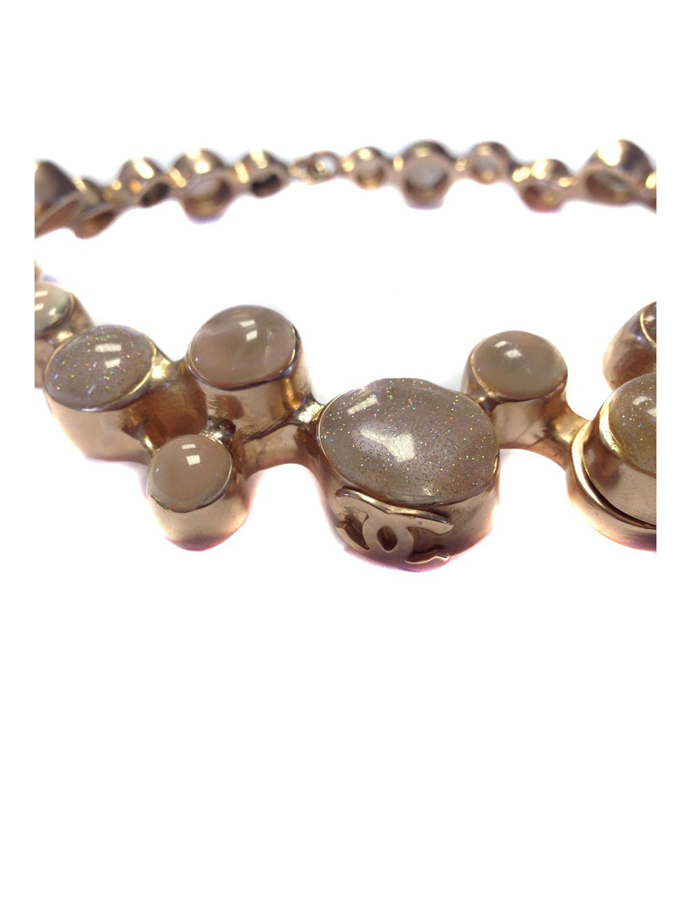 Parure CHANEL "Paris-Bombay" collier et bracelet