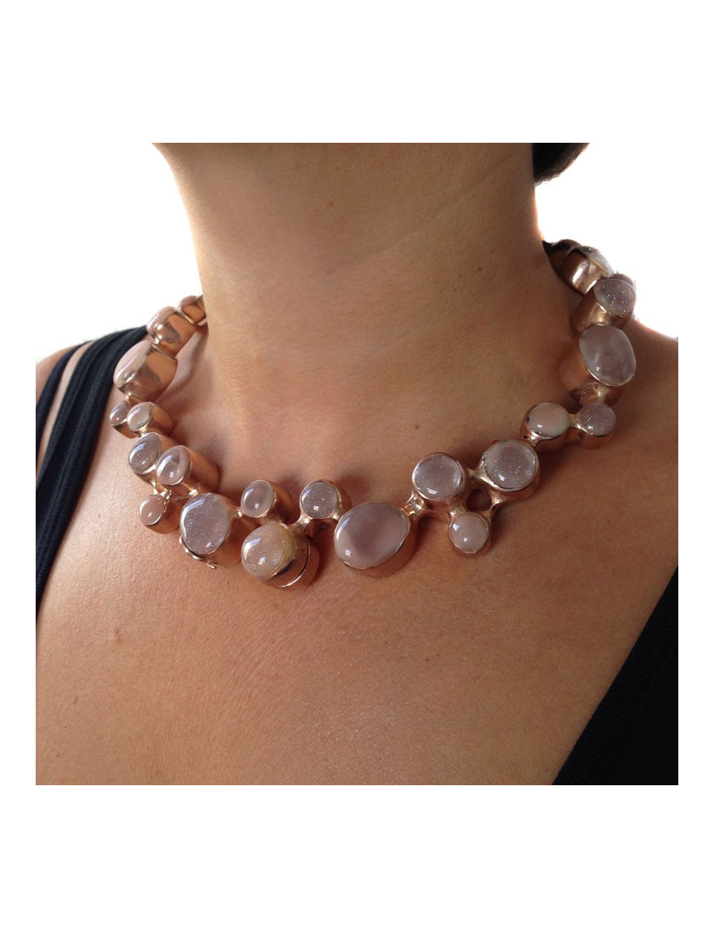 Parure CHANEL "Paris-Bombay" collier et bracelet