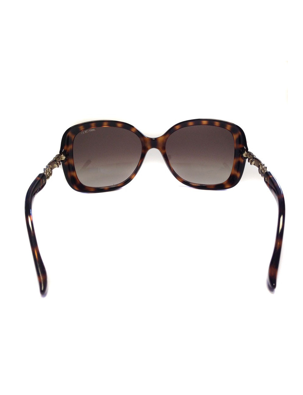 AUCTION JIMMY CHOO way Brown tortoiseshell sunglasses