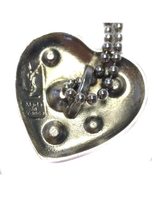 Parure YVES SAINT LAURENT collier bague argent