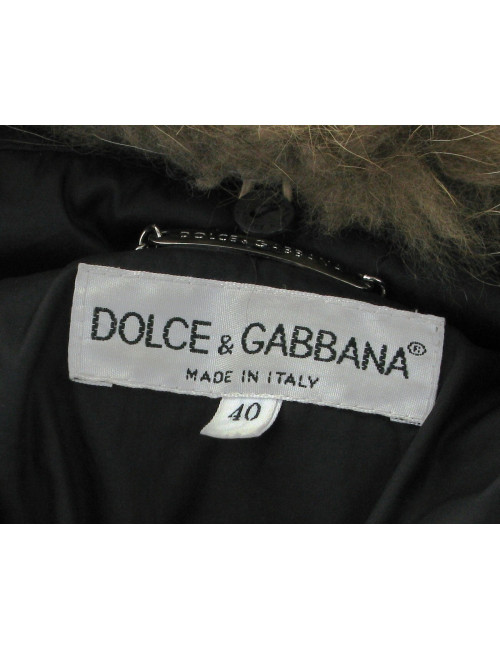DOLCE GABBANA & 40 IT removable collar down jacket by Marmot of Russia