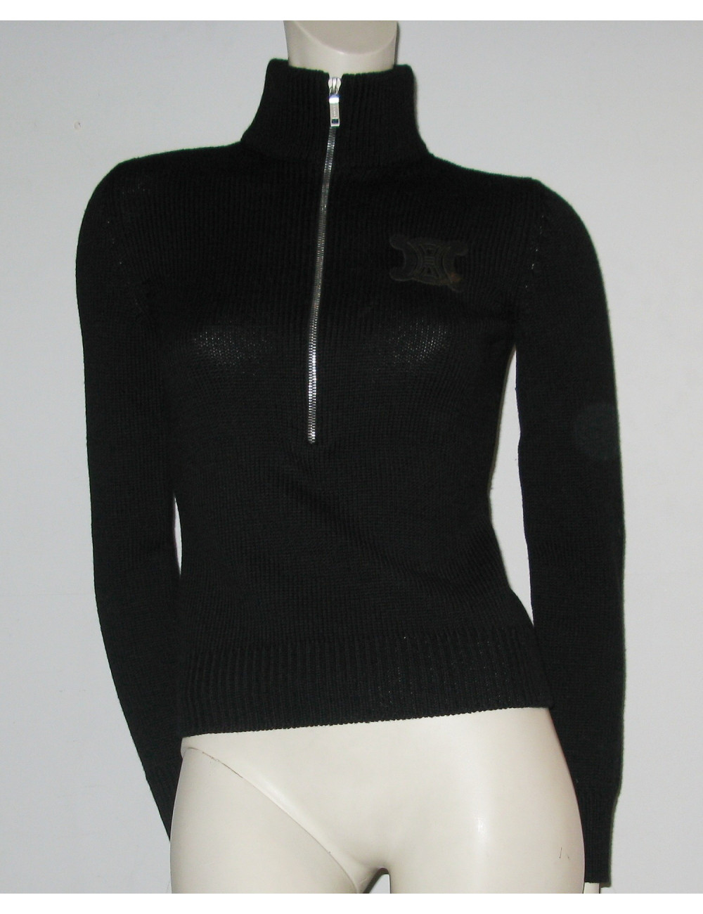 Pull laine noire CELINE