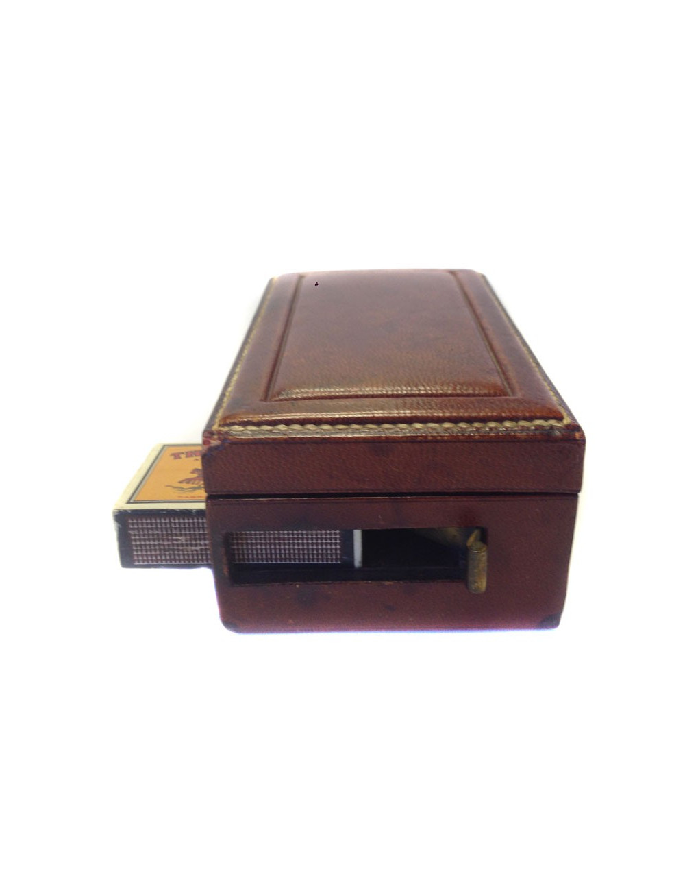 Box matches HERMES Vintage Tan Leather