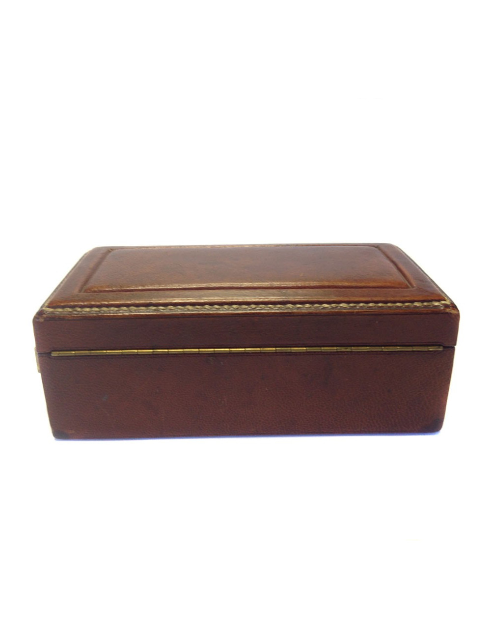 Box matches HERMES Vintage Tan Leather