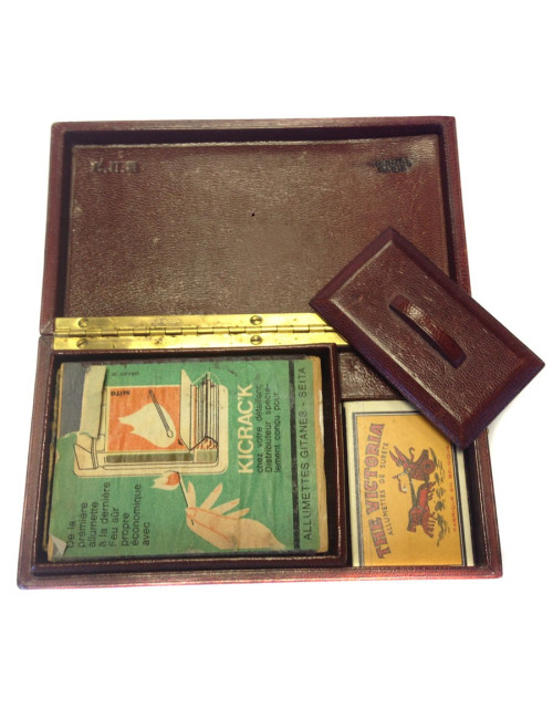 Box matches HERMES Vintage Tan Leather