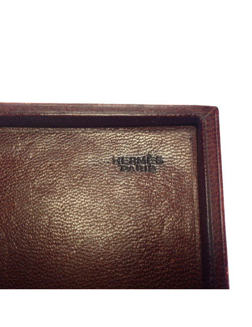 Box matches HERMES Vintage Tan Leather
