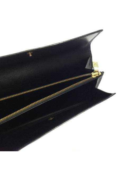 LOUIS VUITTON epi leather long portfolio